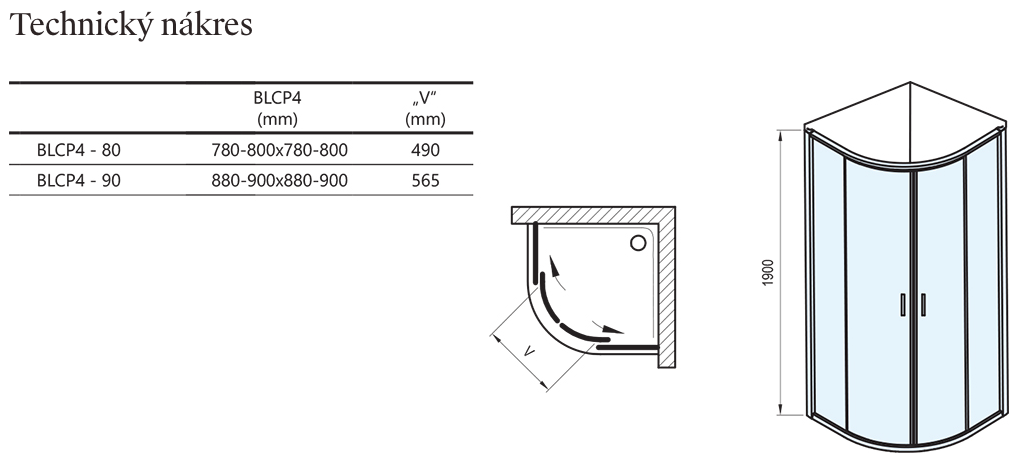 Blix BLCP4-technicky-nakres